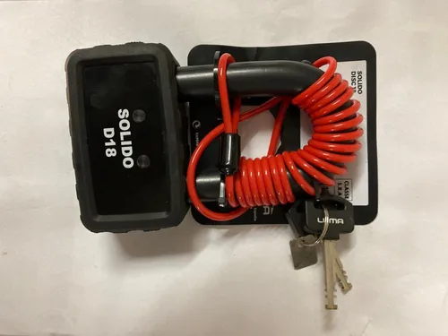 Traba Disco Luma D18 Candado Seguridad Maxima En Moto 46