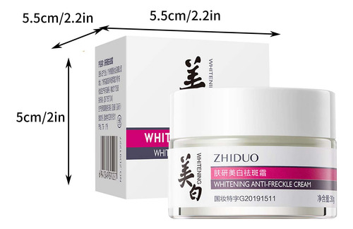 A Pele, Reduzindo Manchas E Iluminando O Rosto 30g