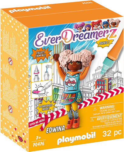 Playmobil Everdreamerz Comic World Edwina Con Dije De Tenis.