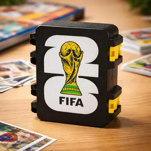 Caja organizadora figuritas Mundial 2026