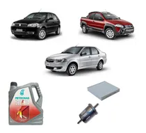 Comprar Kit 2 Filtros Palio Siena Strada 1.4 Wega Y Selenia 15w40 X4
