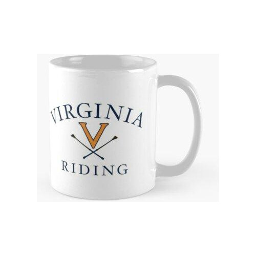 Taza Logotipo De Equitación De Virginia Calidad Premium