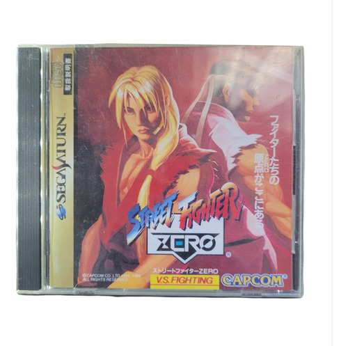 Street Fighter Zero Original Japonês Sega Saturn