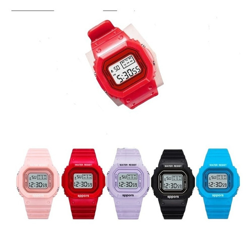 Imagen 2 de 8 de Reloj Digital Deportivo Estilo Coreano - Asis