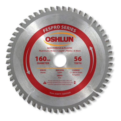 Disco Sierra Oshlun Sbft 160056a 160mm 56t Fespro Tcg No F
