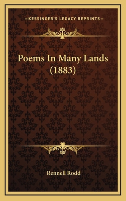 Libro Poems In Many Lands (1883) - Rodd, Rennell