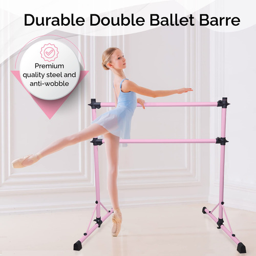 Barra De Ballet Ammana Trade De 4 Pies Ajustable Y Portátil