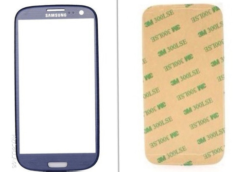 Tela Vidro Samsung Galaxy S3 I9300 + Adesivo 3m