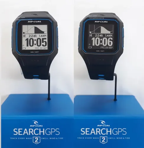 Relógio Ripcurl Search Gps 2 A1144 Preto Azul Trestles Tábua