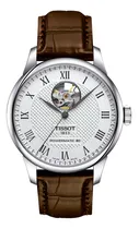 Comprar Reloj Hombre Tissot T006.407.16.033.01 Le Locle Color De La Correa Marrón Color Del Bisel Plateado Color Del Fondo Plateado