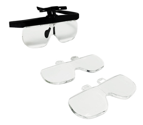 Lupa Lente Recargable Con 3 Lentes De Aumento No.11642dc