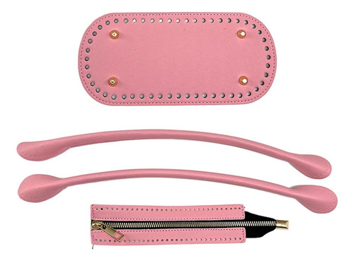 Zz Conjunto De Ganchillo Tejido 3 Uds Bolsa Cojín Base