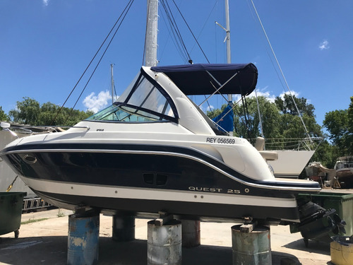 Crucero Quest 25 Con Volvo 270 Hp Dp Año 2011 Azul