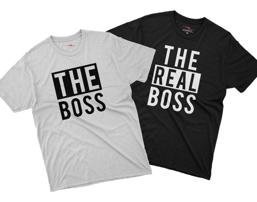 Remeras San Valentin The Boss The Real Boss Ranwey Dtm082