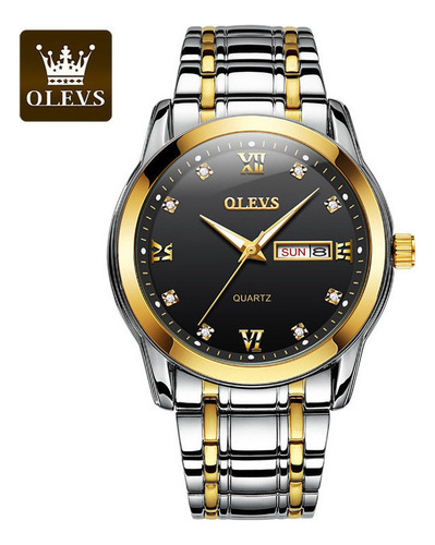 Reloj De Cuarzo Olevs 8691 Luminous Calendar Business