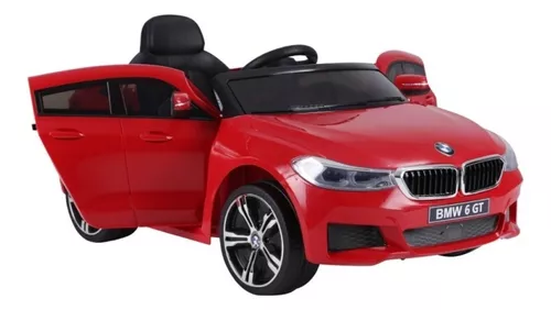 Mini Carro Elétrico Infantil 12V BMW 6 GT Controle Remoto Criança