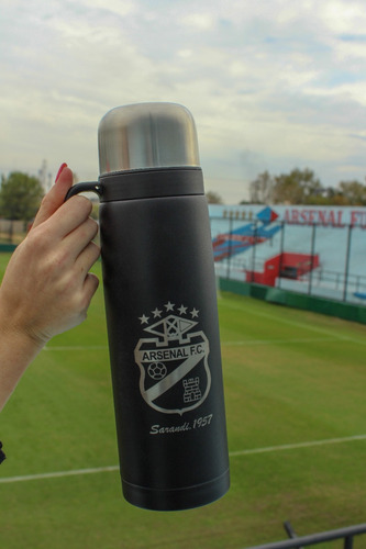Imagen 2 de 3 de Termo De Acero Arsenal Fc