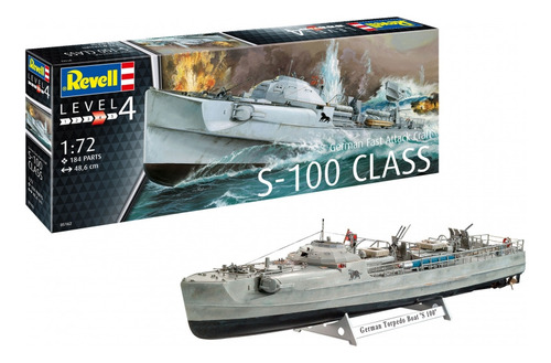 Revell 05162 German Fast Attack Craft S 100 1:72