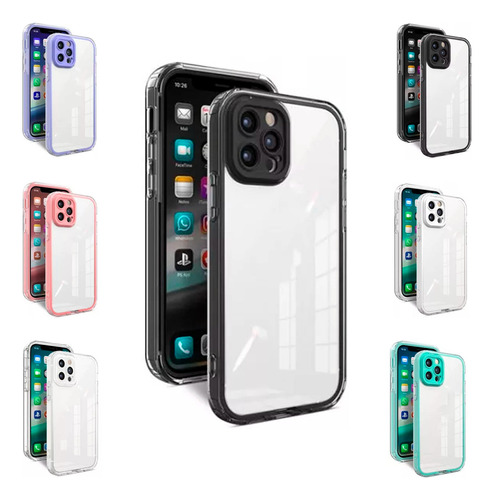 Funda Protector Transparente iPhone 15 15 Pro Plus Pro Max 