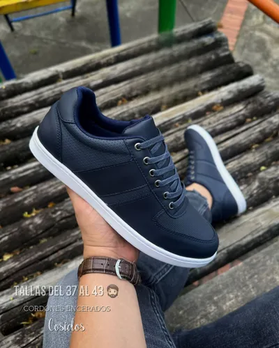 Tenis Hombre Calzado Urbano Caballero Casual Suela Cosida
