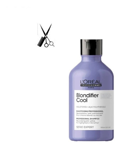 Shampoo Blondifier Cool  Rubios Loreal Profesionnel Violeta