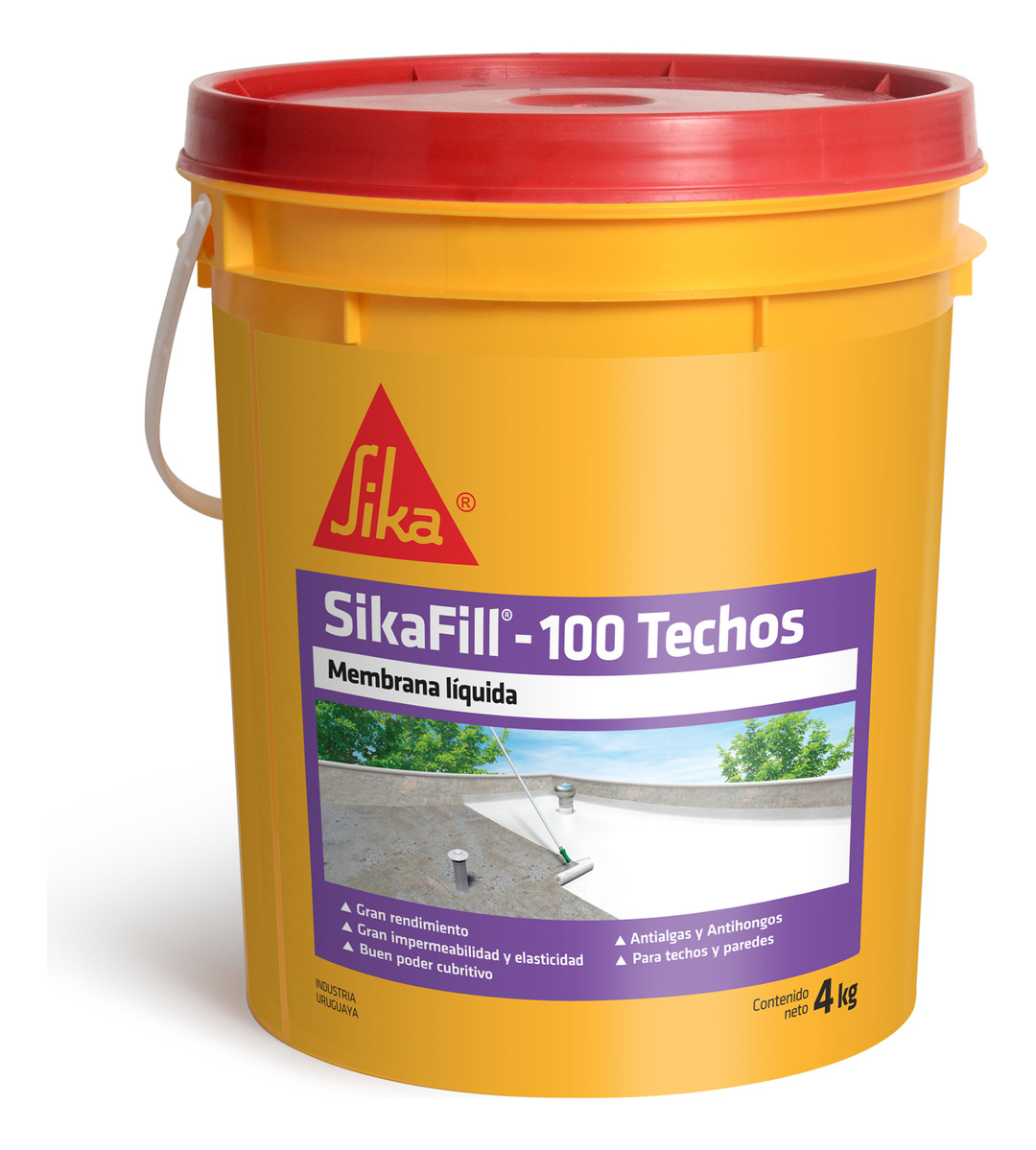 Membrana Líquida Sika Sikafill - 100 Techos 4kg - Blanco