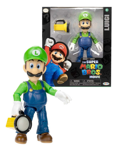 Nintendo The Super Mario Bros Movie Figura Luigi 5 Pulgadas