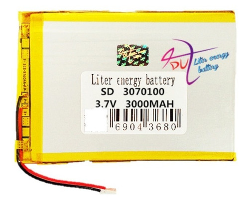 Bateria 3.7v 3000mah 3170100 3070100 3069100 