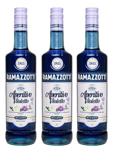 3 Licores Ramazzotti Violetto (700ml 15%)
