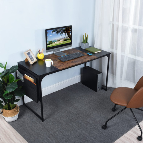 Furniturer Escritorio Para Computadora Con Bolsa De