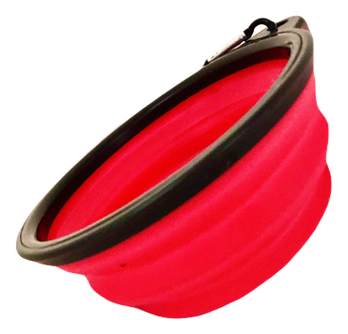 Plato Plegable P/perro Portatil Mediano
