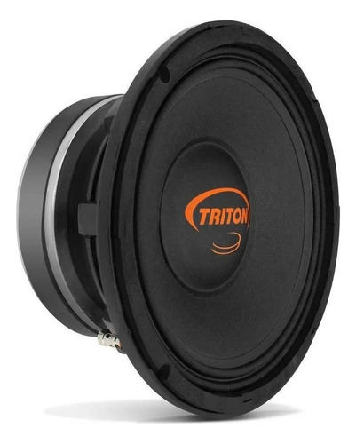 04 Unidades Alto Falante Medio Grave 8 Pol 450w Rms Triton Cor Preto