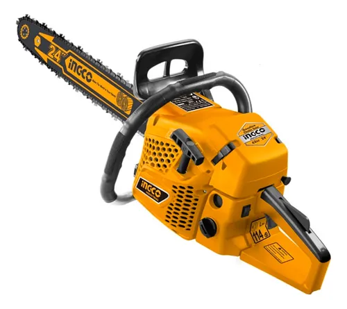 Motosierra Ingco A Gasolina 2 Tiempos 62cc 550ml 24 Pulgadas