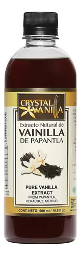 Extracto Natural De Vainilla 500 Ml, Crystal Vanilla