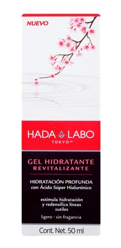 Imagen 2 de 3 de Hada Labo Tokyo Gel Hidratante Revitalizante C/50 Ml