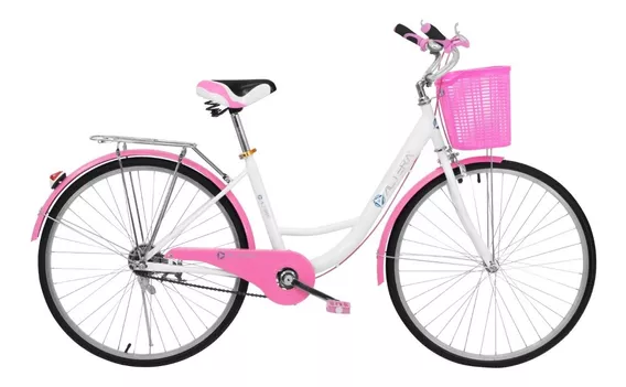 Bicicleta Para Dama Adulto Altera Diseño Retro Vintage Canastilla Rodada 26