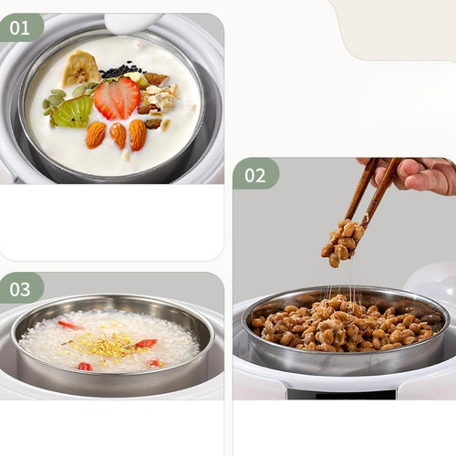 Fabricante Automático De Yogurt De Acero Inoxidable Olla