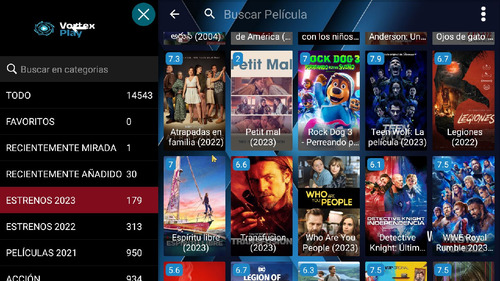 Imagen 3 de 5 de Vendo Iptv Vortexplay 9000 Canales Premiun 15000 Peliculas
