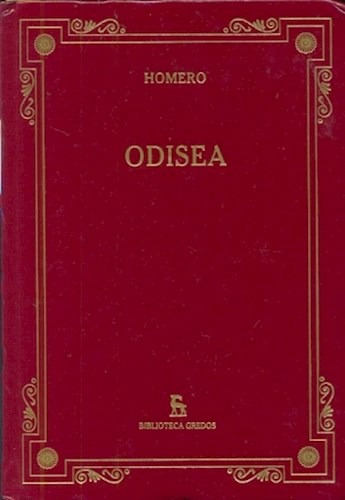 Odisea (biblioteca Gredos) (cartone) - Homero (papel)