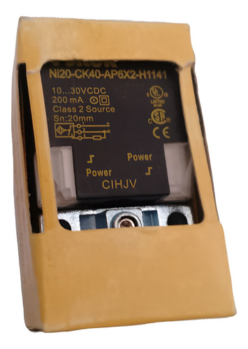 Turck Ni20-ck40-ap6x2-h1141 Sensor Inductive Rectangular