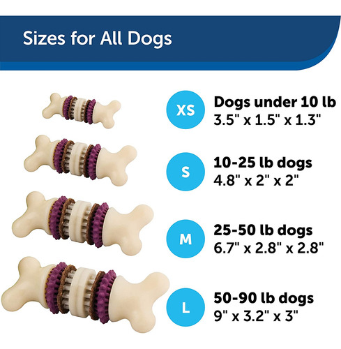Juguete Masticable Petsafe Busy Buddy Bristle Bone Para Perr