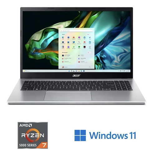 Notebook Acer Aspire 3 15.6 Amd Ryzen 7 5700u 16gb De Ram 512gb Ssd Windows 11 Home