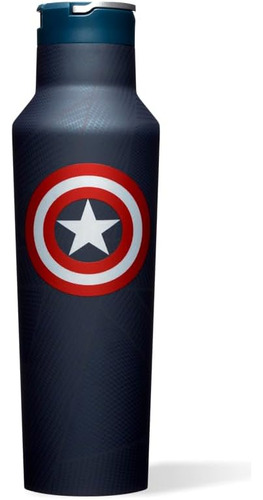 Marvel Captain America, Botella De Agua Aislada Viajes,...