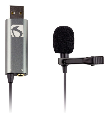 Microfono De Solapa Omnidireccional Por Usb Lm420