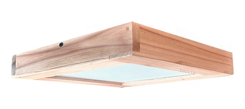 Plafon Aplique Madera Paraíso 18w Led Deco