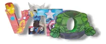 Comprar Letras 3d Corporeas Papel Avengers Superheroes Candy Bar 