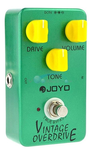 Pedal De Efecto Joyo Vintage Overdrive Jf-01 Verde