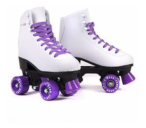 Skate Gear Classic Quad Faux Leather Roller Skates