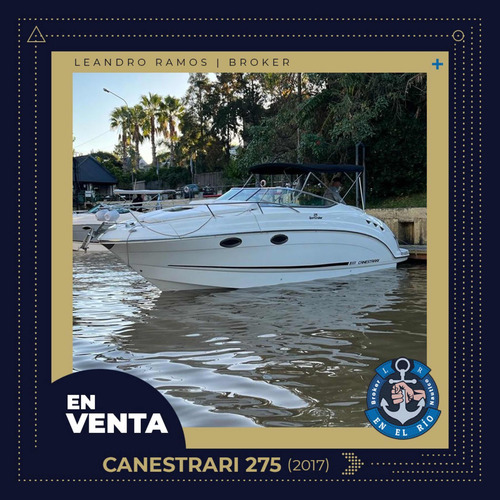 Canestrari 275 Año 2017 Mercruiser 6.2 Pata Bravo 3!