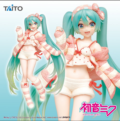 Hatsune Miku Roomwear Costumes Taito Figura Original Sellada